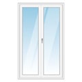 White PVC vector door