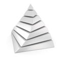 White pyramid Royalty Free Stock Photo