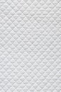 White quilted fabric