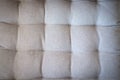 White quilted headboard seamless pattern