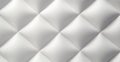 a white quilted leather pattern background