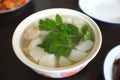 White Radish Soup with pork spare rips Royalty Free Stock Photo