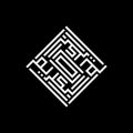 White al-kareem calligraphy kufi