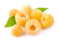 White raspberry fruits