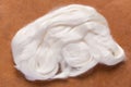 White raw silk Royalty Free Stock Photo