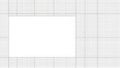 White Rectangle on Graph Paper Background Royalty Free Stock Photo