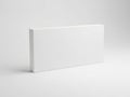 White rectangle object isolated on white background Royalty Free Stock Photo