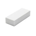 White rectangular block isolated on transparent background transparent background Royalty Free Stock Photo