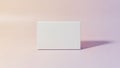 White Rectangular Box Centered on a Soft Gradient Background object product Royalty Free Stock Photo