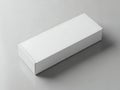 White rectangular box on gray background Royalty Free Stock Photo