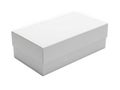 White rectangular box isolated on transparent background Royalty Free Stock Photo