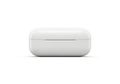White rectangular box with a smooth surface and rounded edges on a white background Royalty Free Stock Photo