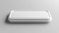 White Rectangular Food Container Mockup Royalty Free Stock Photo