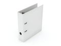 A white rectangular object with a hinged cover Royalty Free Stock Photo