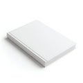 A white rectangular object isolated on a plain background Royalty Free Stock Photo