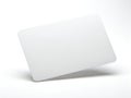 A white rectangular object isolated on a plain background Royalty Free Stock Photo