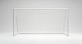 White rectangular object with textured surface on gray background Royalty Free Stock Photo