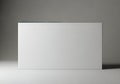 White rectangular object with a textured top surface on a plain background Royalty Free Stock Photo