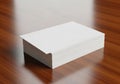 Of white, rectangular sheets of paper is neatly arranged on a Royalty Free Stock Photo