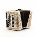 Folk-inspired Accordion On White Background