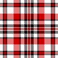 White red check square pixel seamless pattern