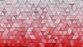 White red gradient triangles extruded 3D render