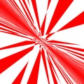 explosive white and red flash towards infinity and beyond Royalty Free Stock Photo