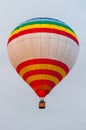 White Red Yellow Hot Air Balloons in Flight