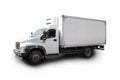 White refrigerated truck
