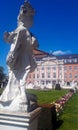 White renaissance statue in german city Trier