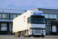 White Renault Trucks T Reefer Ready to Deliver Load