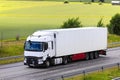 White Renault Trucks T Semi Trailer Transport