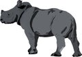 Cute Rhino calf cartoon ~