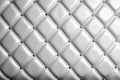 White rhombic stitching leather. Generate Ai Royalty Free Stock Photo