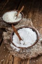 White Rice Flour Royalty Free Stock Photo