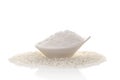 White rice flour Royalty Free Stock Photo