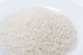White rice, natural long rice grain for background and texture Royalty Free Stock Photo