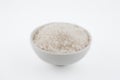 White rice, natural long rice grain for background and texture o Royalty Free Stock Photo