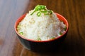 White rice with sesame seeds