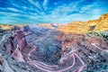 White rim road - park Utah Royalty Free Stock Photo