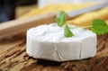 White rind cheese Royalty Free Stock Photo