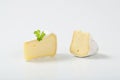 White rind cheese Royalty Free Stock Photo