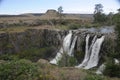 White River Falls and Butte in Central Oregon