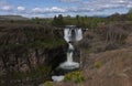 White River Falls in Spring Royalty Free Stock Photo