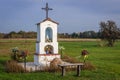 Wayside shrine in Poland Royalty Free Stock Photo