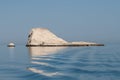 White rock in the Aegean Sea