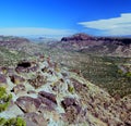 White Rock Overlook - Rio Grande Valley, New Mexico Royalty Free Stock Photo