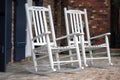 White Rocking Chairs