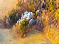 White rocks or Elephant rocks from above