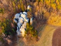 White rocks or Elephant rocks from above